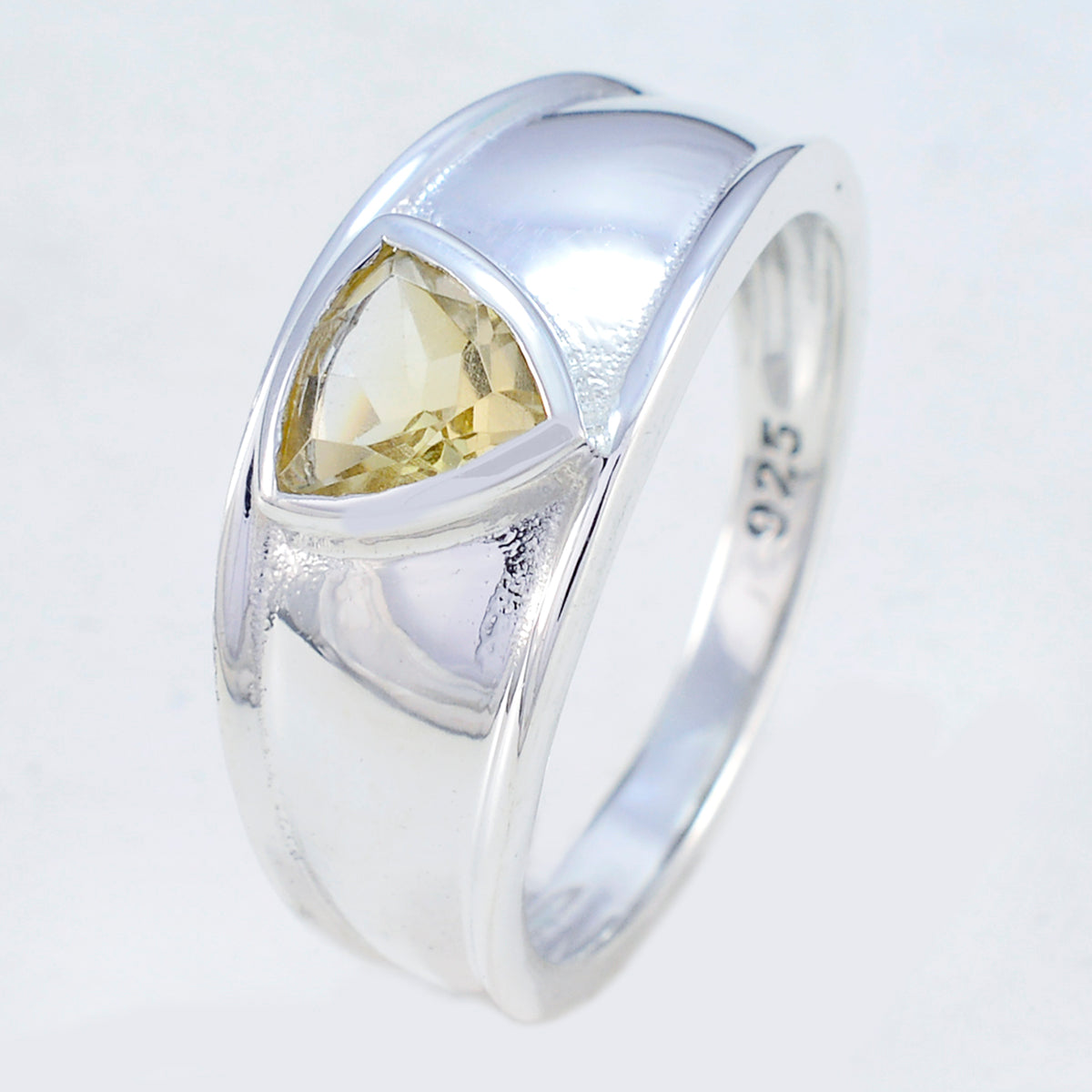 Magnificent Gem Citrine Sterling Silver Rings Wholesale Body Jewelry