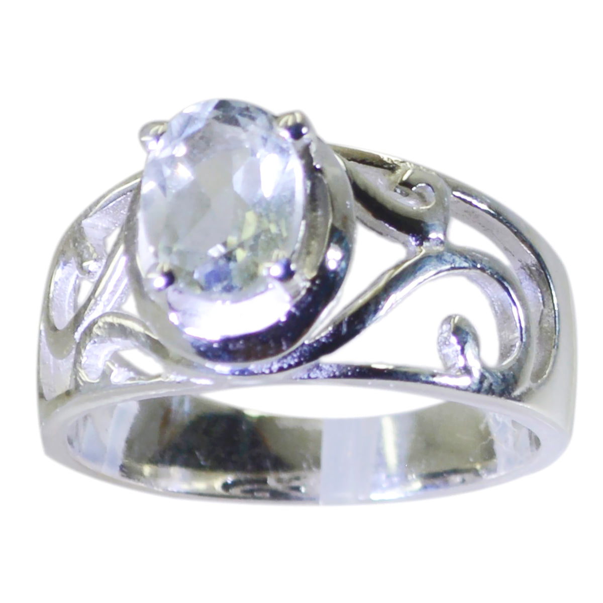 Marvelous Gemstones Green Amethyst Silver Rings Greatest Jewelry