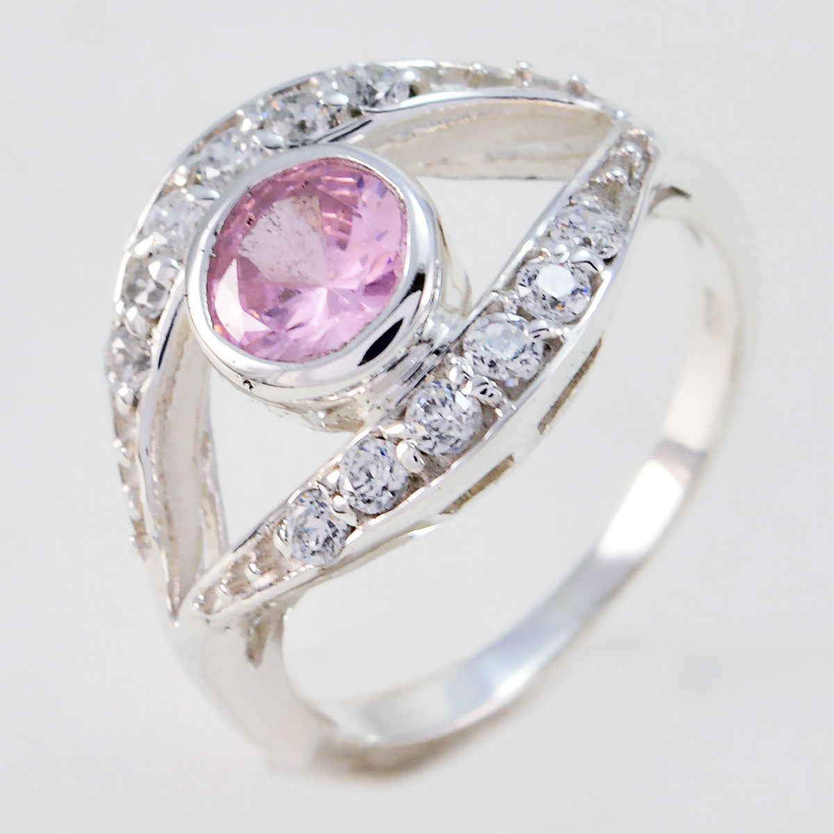 Mesmeric Gem Tourmaline Sterling Silver Ring Mother And Daughter Jewelry