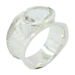 Mesmeric Stone Crystal Quartz Solid Silver Rings Wholesale Jewellery