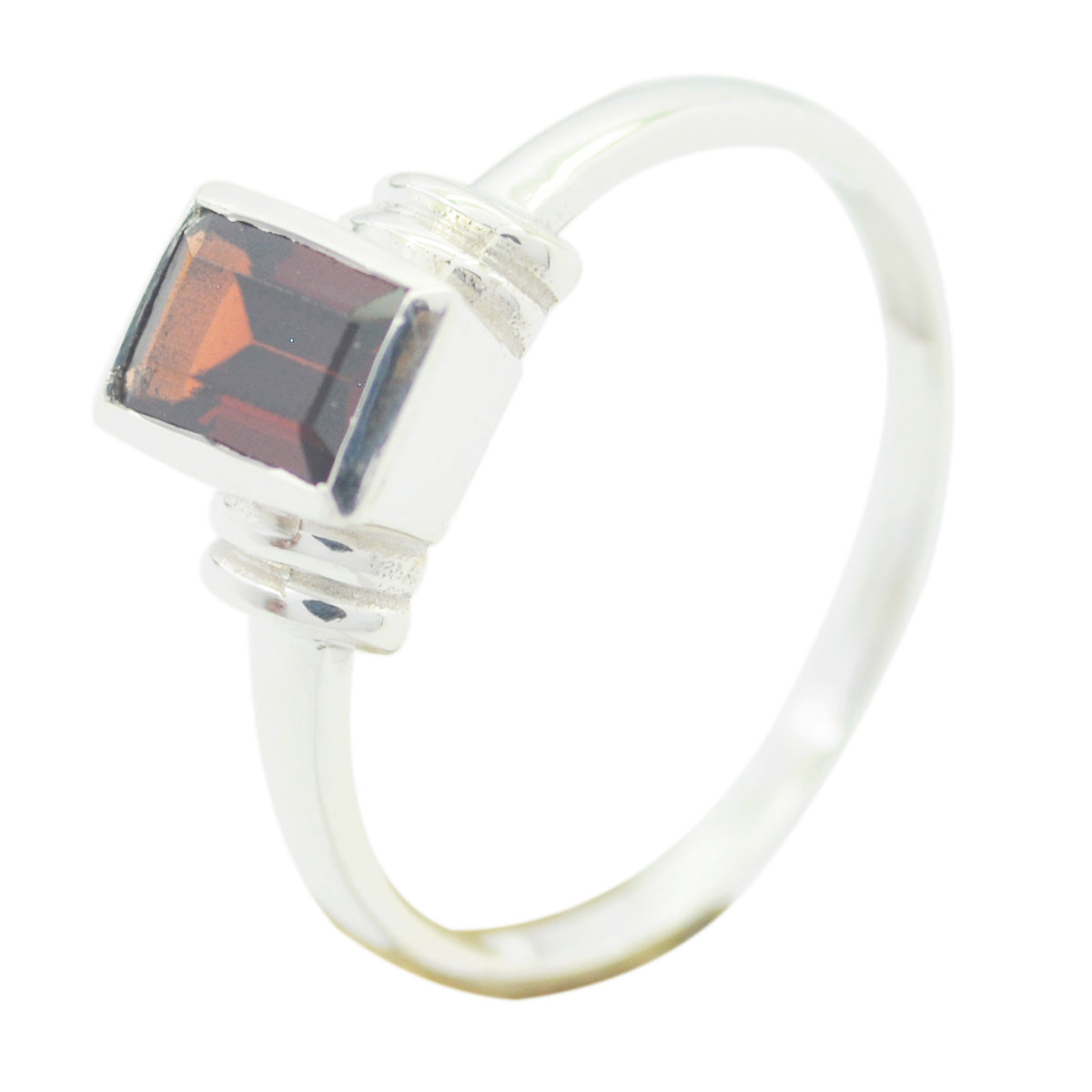 Natural Gemstone Garnet 925 Sterling Silver Ring Buy Jewelry Online