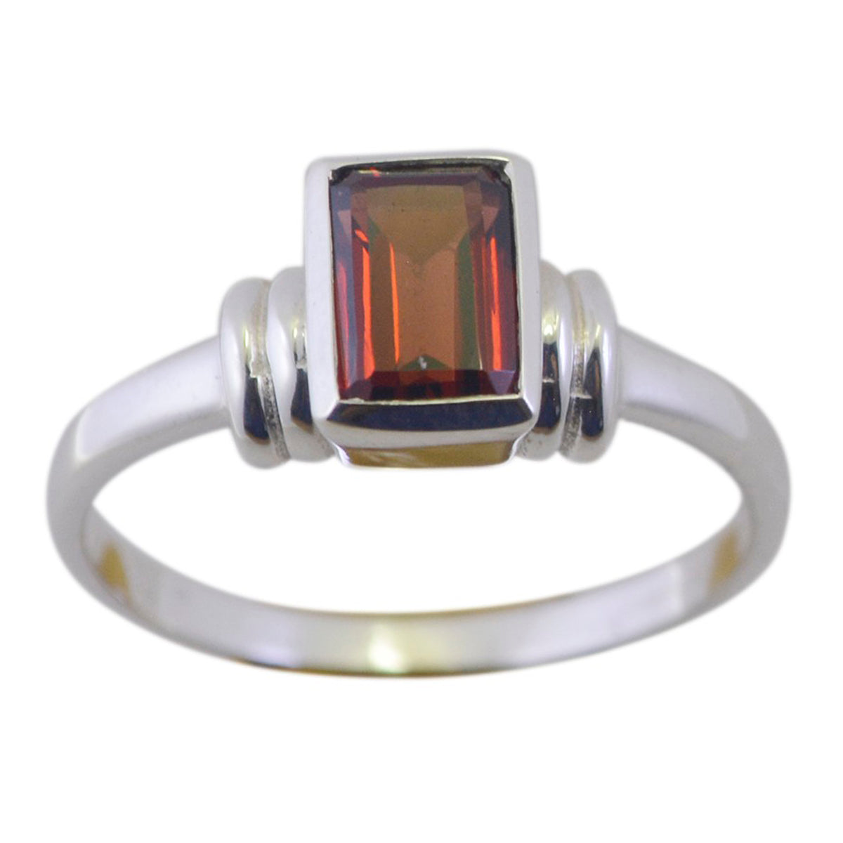 Natural Gemstone Garnet 925 Sterling Silver Ring Buy Jewelry Online