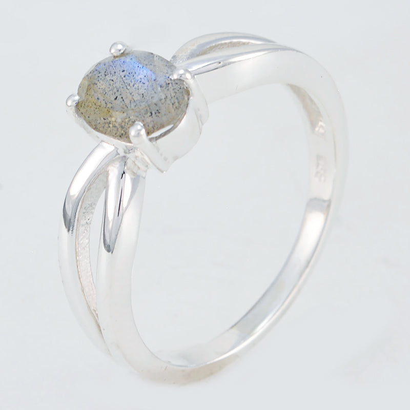 Nice Gemstones Labradorite 925 Sterling Silver Ring Photo Jewelry