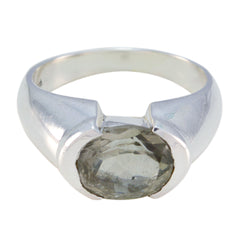 Nice Gemstones Smoky Quartz Solid Silver Ring Jewelry Making Supplies