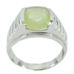 Nubile Gems Prehnite 925 Sterling Silver Rings Gift For Mother'S Day