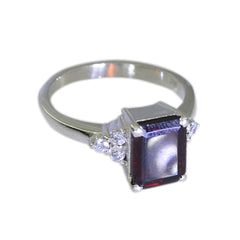 Presentable Gemstones Garnet Sterling Silver Ring Gift Easter Sunday