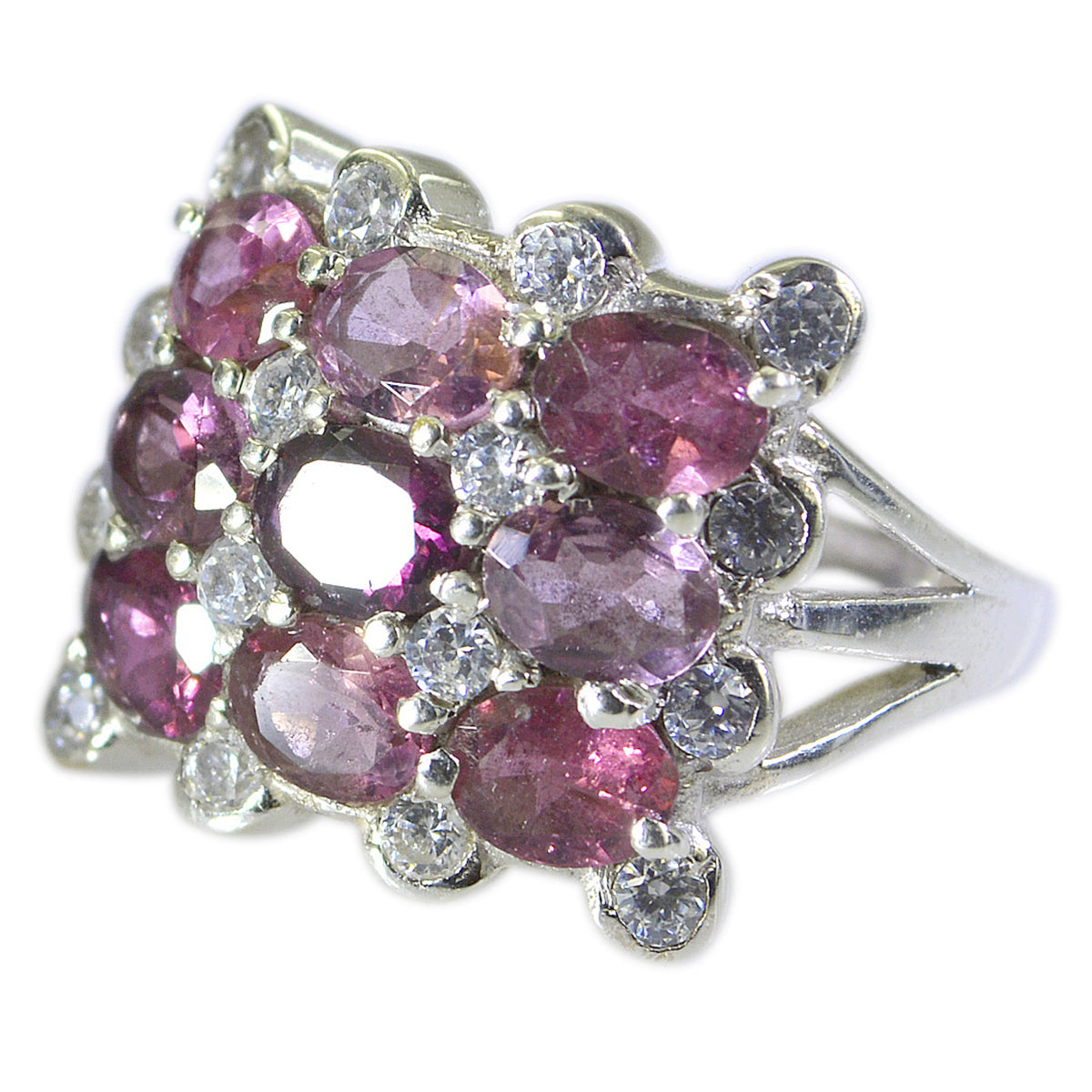 Prettyish Gemstones Tourmaline Sterling Silver Rings Natures Jewelry