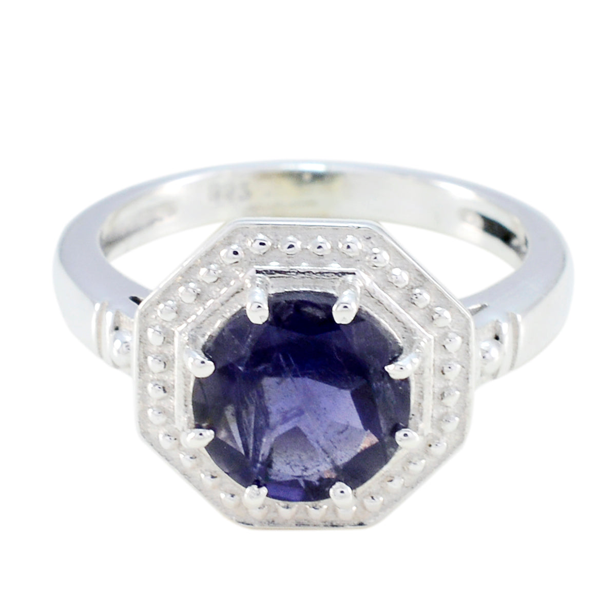 Pulchritudinous Gems Iolite Solid Silver Rings Luxury Jewelry Brands