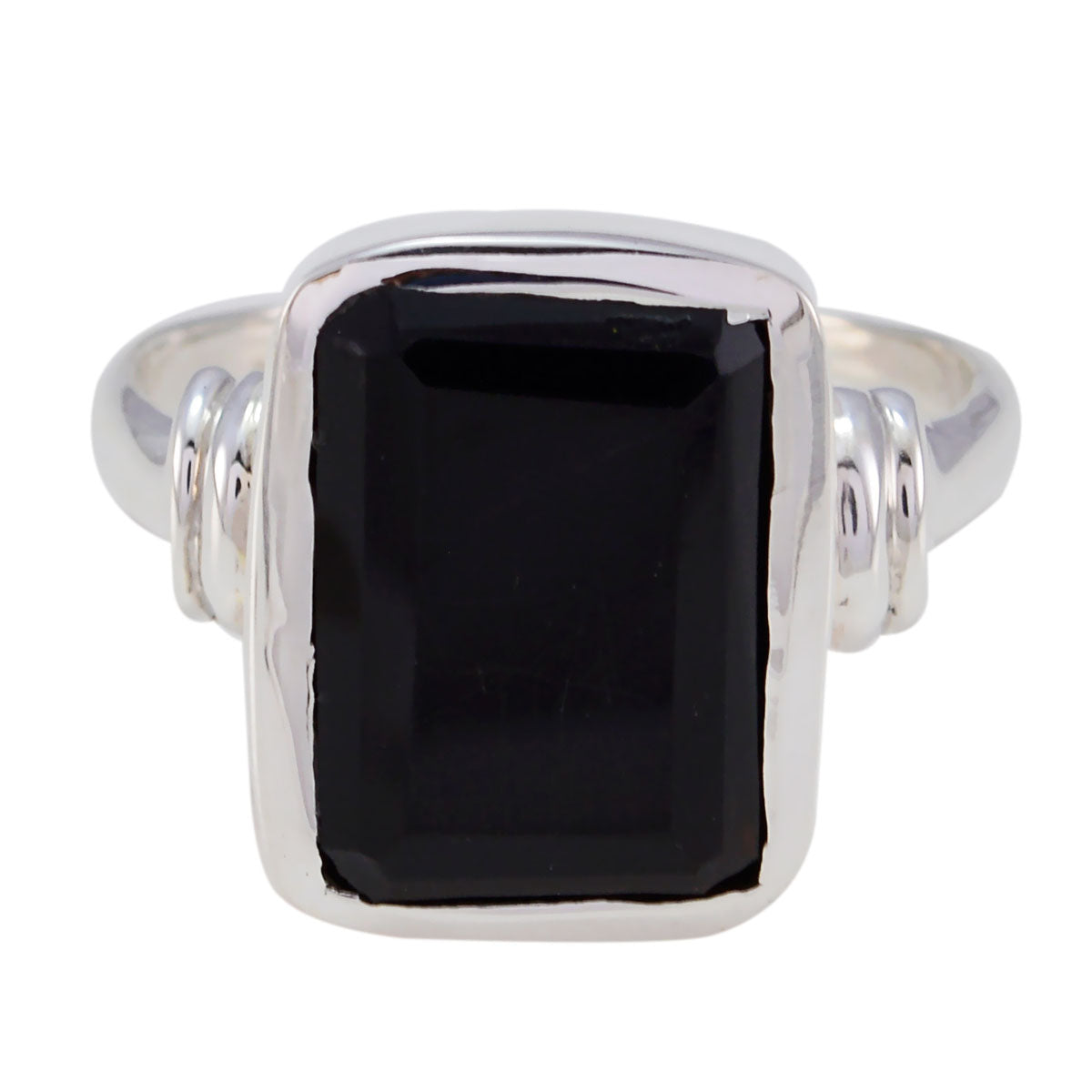 Radiant Gem Black Onyx Sterling Silver Ring Jared Jewelry Stores
