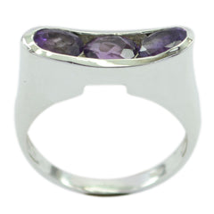 Refined Gem Amethyst 925 Sterling Silver Ring Coordinates Jewelry