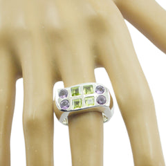 Riyo Adorable Gem Multi Stone 925 Rings Birthstone Jewelry For Moms