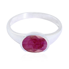 Riyo Bewitching Stone Indianruby Silver Rings Jewelry Online Store