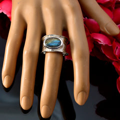 Riyo Classy Gemstones Labradorite 925 Silver Rings Pawn Shop Jewelry