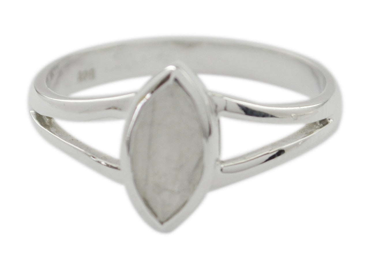 Riyo Cunning Gemstones Rainbow Moonstone Silver Ring Highest Item