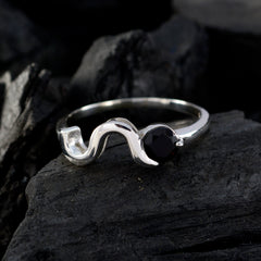 Riyo Delicate Gem Black Onyx 925 Silver Rings Indian Jewelry Stores