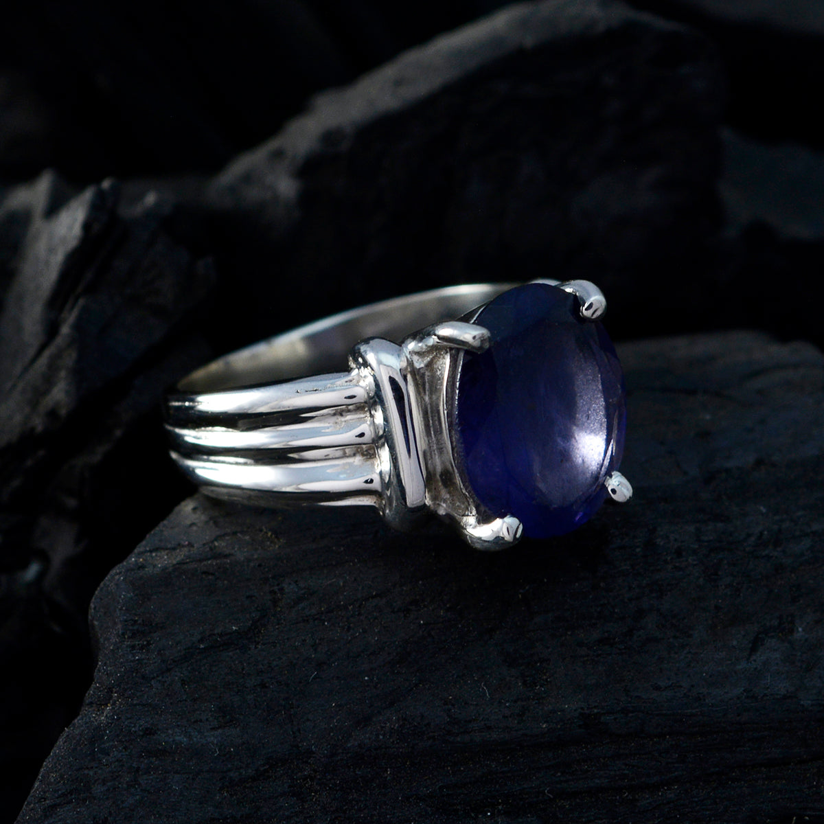 Riyo Designer Gemstone Iolite 925 Silver Ring Kays Jewelry Locations