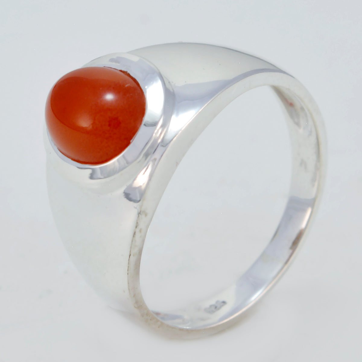 Riyo Dollish Gem Red Onyx Solid Silver Ring Homemade Jewelry Cleaner