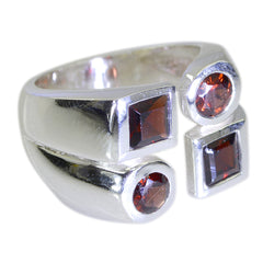 Riyo Dollish Gemstones Garnet 925 Sterling Silver Rings Dog Jewelry