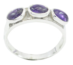 Riyo Excellent Stone Amethyst 925 Sterling Silver Ring Christmas Day