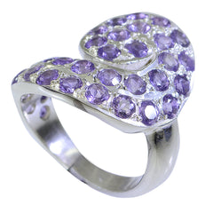 Riyo Exporter Gems Amethyst 925 Sterling Silver Ring Dream Jewelry