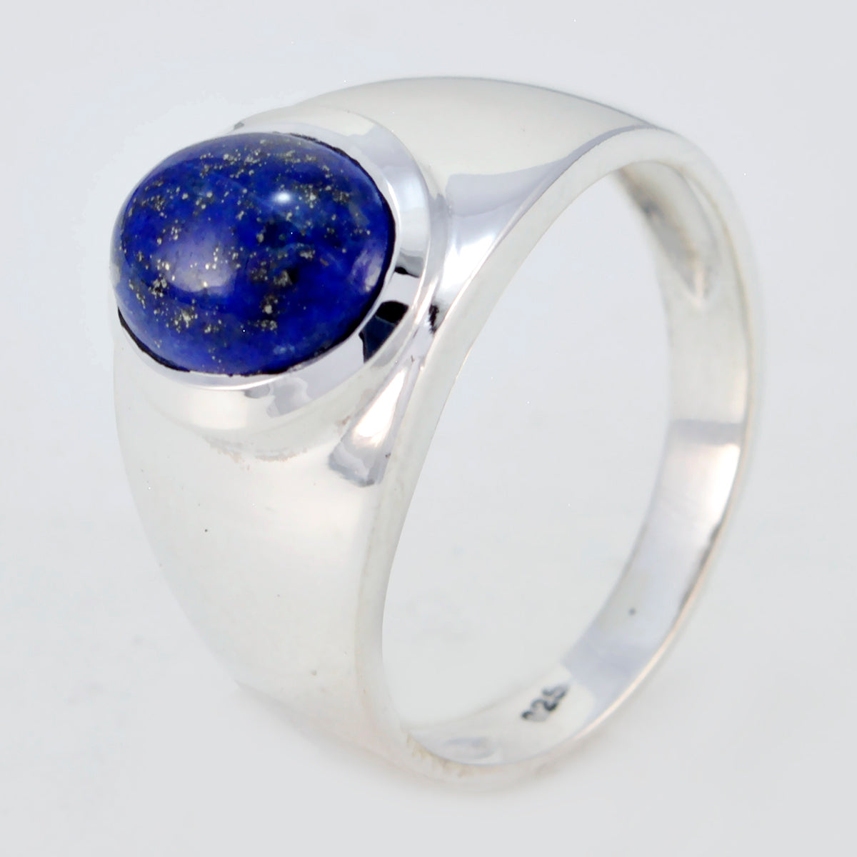Riyo Exporter Gemstone Lapis Lazuli Silver Ring Science Jewelry