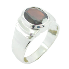 Riyo Exporter Stone Garnet 925 Silver Rings Anniversary Jewelry