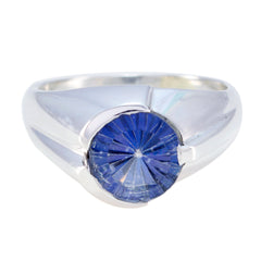 Riyo Fair Gems Mystic Quartz Sterling Silver Ring Couple Jewelry
