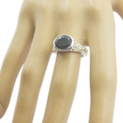Riyo Good Gemstone Black Onyx 925 Silver Rings Handmade Jewelry