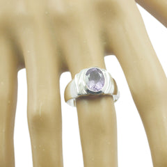 Riyo Goods Gemstones Amethyst 925 Sterling Silver Ring 925 Jewelry