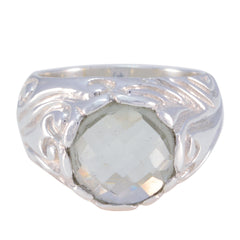 Riyo Grand Gemstones Green Amethyst 925 Silver Ring Great Jewelry