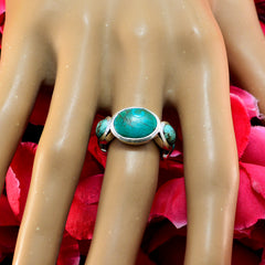 Riyo Grand Stone Turquoise Solid Silver Rings Princess P Jewelry