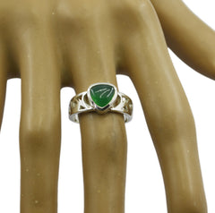 Riyo Hot Gemstone Green Onyx Silver Rings Jewelry Design Software