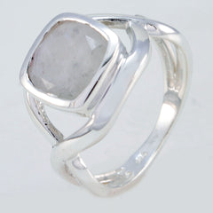 Riyo Ideal Stone Rose Quartz 925 Silver Rings Jewelry Collection