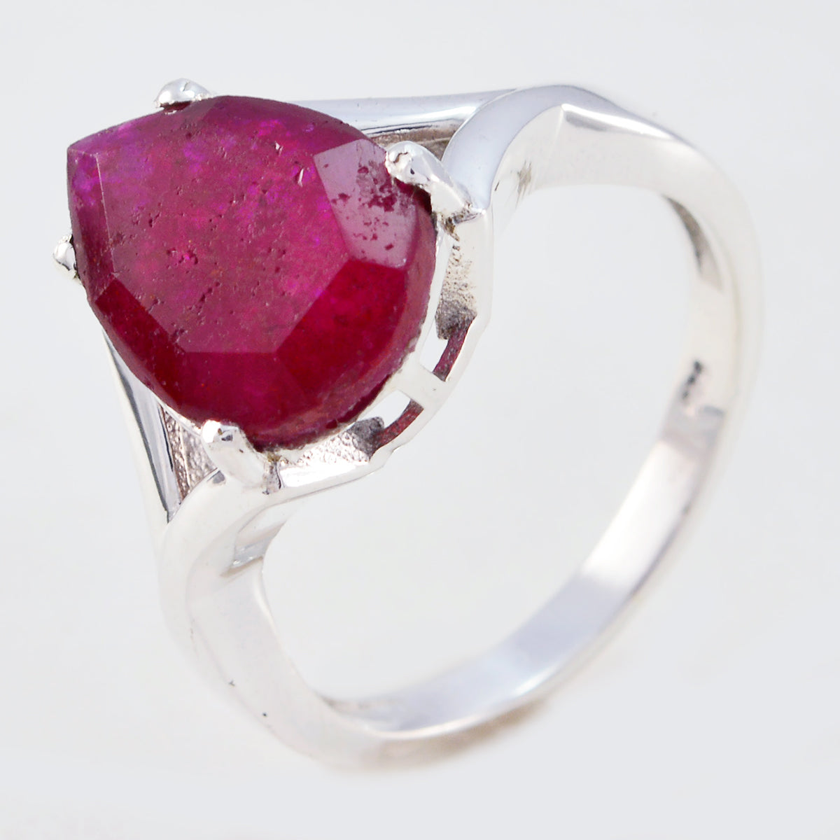 Riyo Lovesome Gems Indianruby Sterling Silver Ring Jewelry Shops