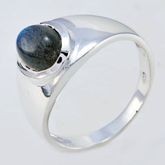 Riyo Magnetic Gem Labradorite Silver Ring Personalized Jewelry Boxes