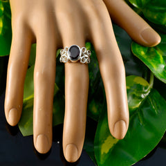 Riyo Magnetic Gems Garnet 925 Sterling Silver Rings Big Jewelry Box