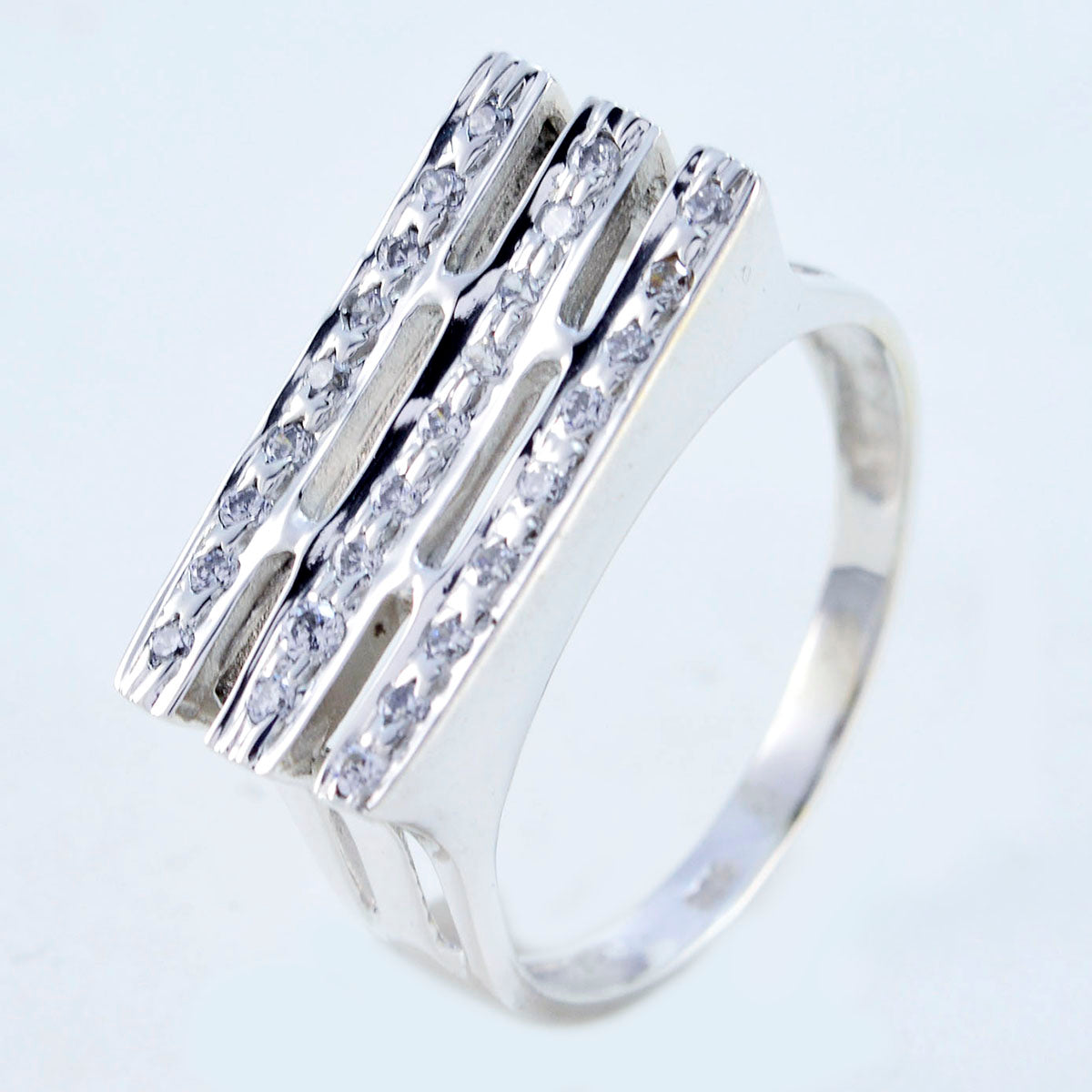 Riyo Natural Gems Cubic Zirconia 925 Silver Rings Angel Jewelry