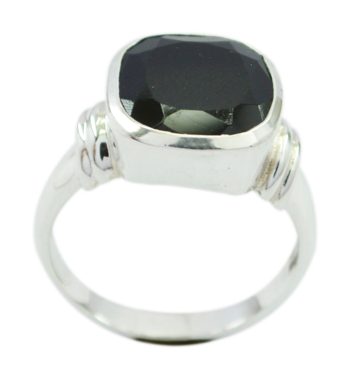Riyo Nice Gemstone Black Onyx Sterling Silver Ring Japanese Jewelry
