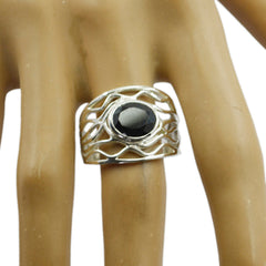 Riyo Nice Stone Black Onyx Sterling Silver Rings Hawaii Jewelry