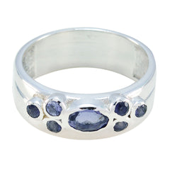 Riyo Nubile Gemstone Iolite Sterling Silver Ring Mother Gift