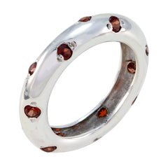 Riyo Nubile Gemstones Garnet Solid Silver Ring Dragonfly Jewelry