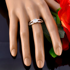 Riyo Pretty Gemstone Rainbow Moonstone Silver Ring Great Jewelry