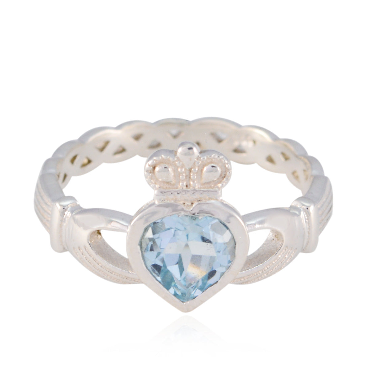 Riyo Ravishing Gemstones Blue Topaz 925 Rings New Years Day Gift