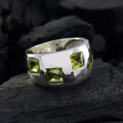 Riyo Reals Gems Peridot Sterling Silver Rings Fashion Jewelry Online