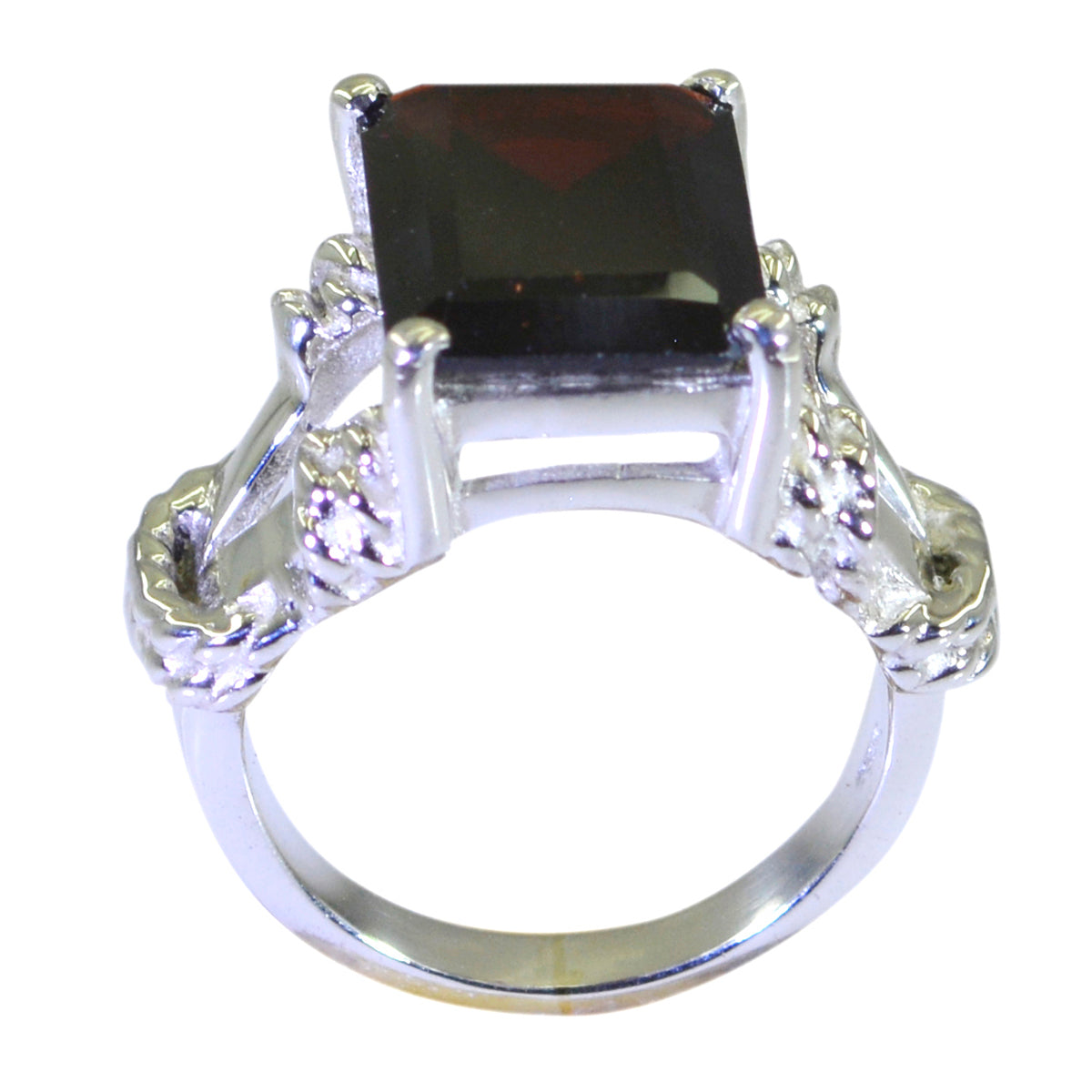 Riyo Reals Gemstones Garnet 925 Sterling Silver Rings Cameo Jewelry