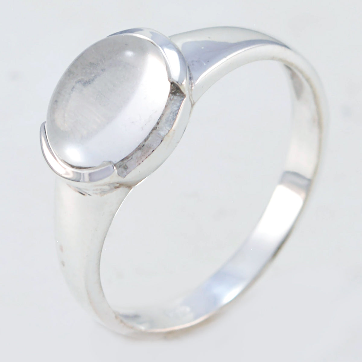 Riyo Seemly Gem Crystal Quartz Sterling Silver Rings Wish Jewelry