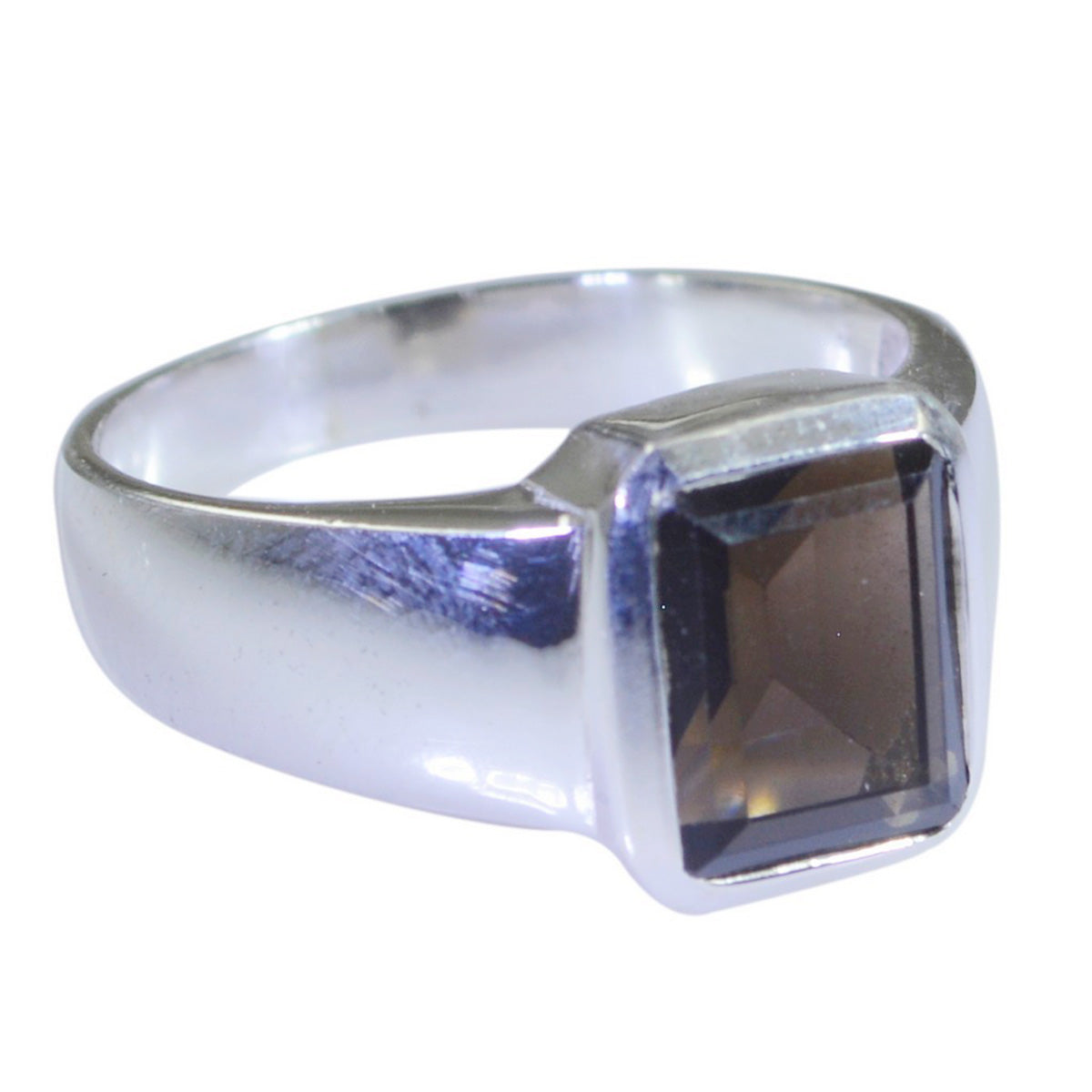 Riyo Splendid Stone Smoky Quartz Sterling Silver Ring Jewelry Repair