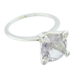 Riyo Supplies Gem Amethyst Solid Silver Rings Gift For Engagement