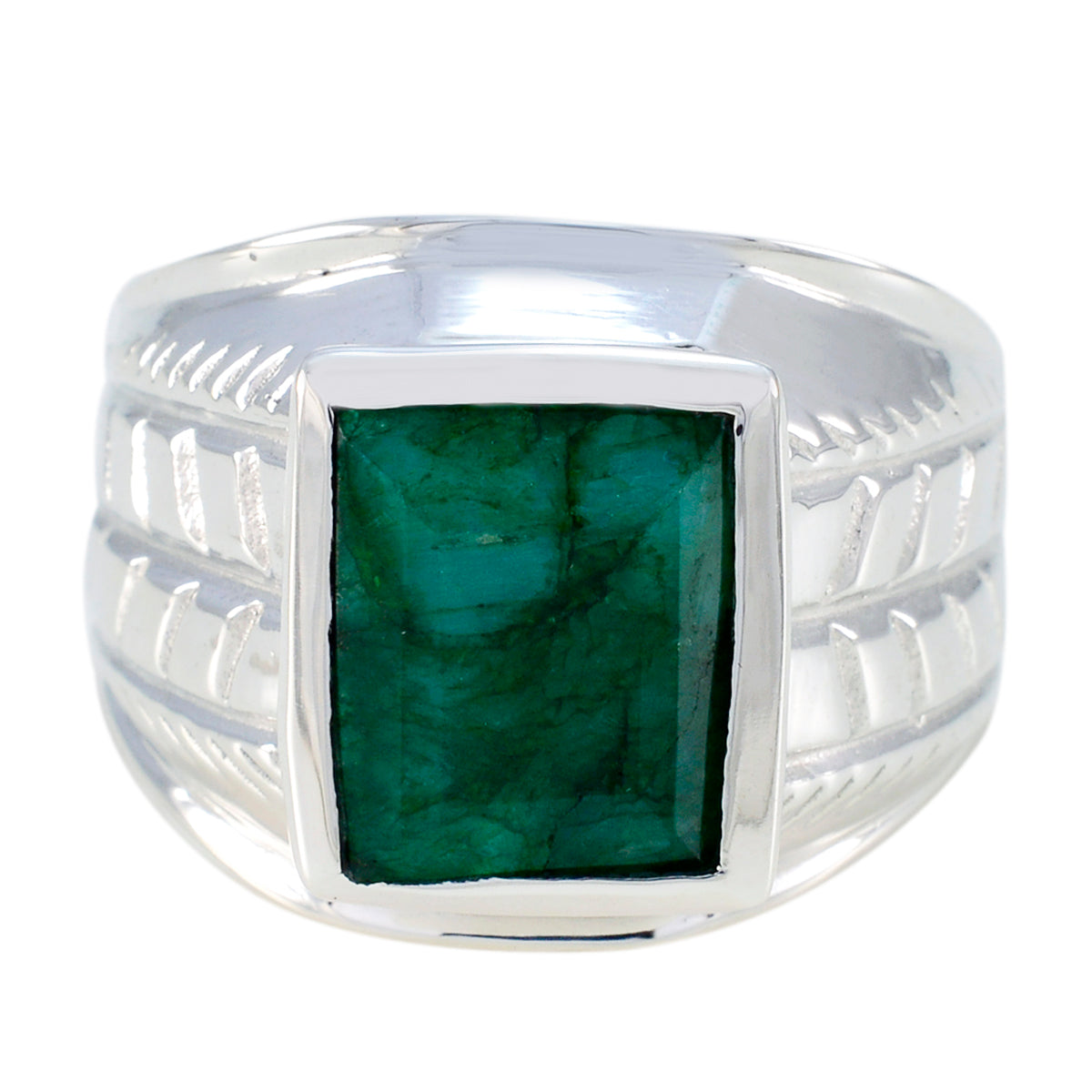Riyo Supply Gem Indianemerald Sterling Silver Rings Jewelry Images