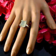 Riyo Symmetrical Gemstone Peridot 925 Silver Ring Express Jewelry